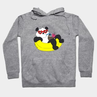 Chilling - Funny panda Hoodie